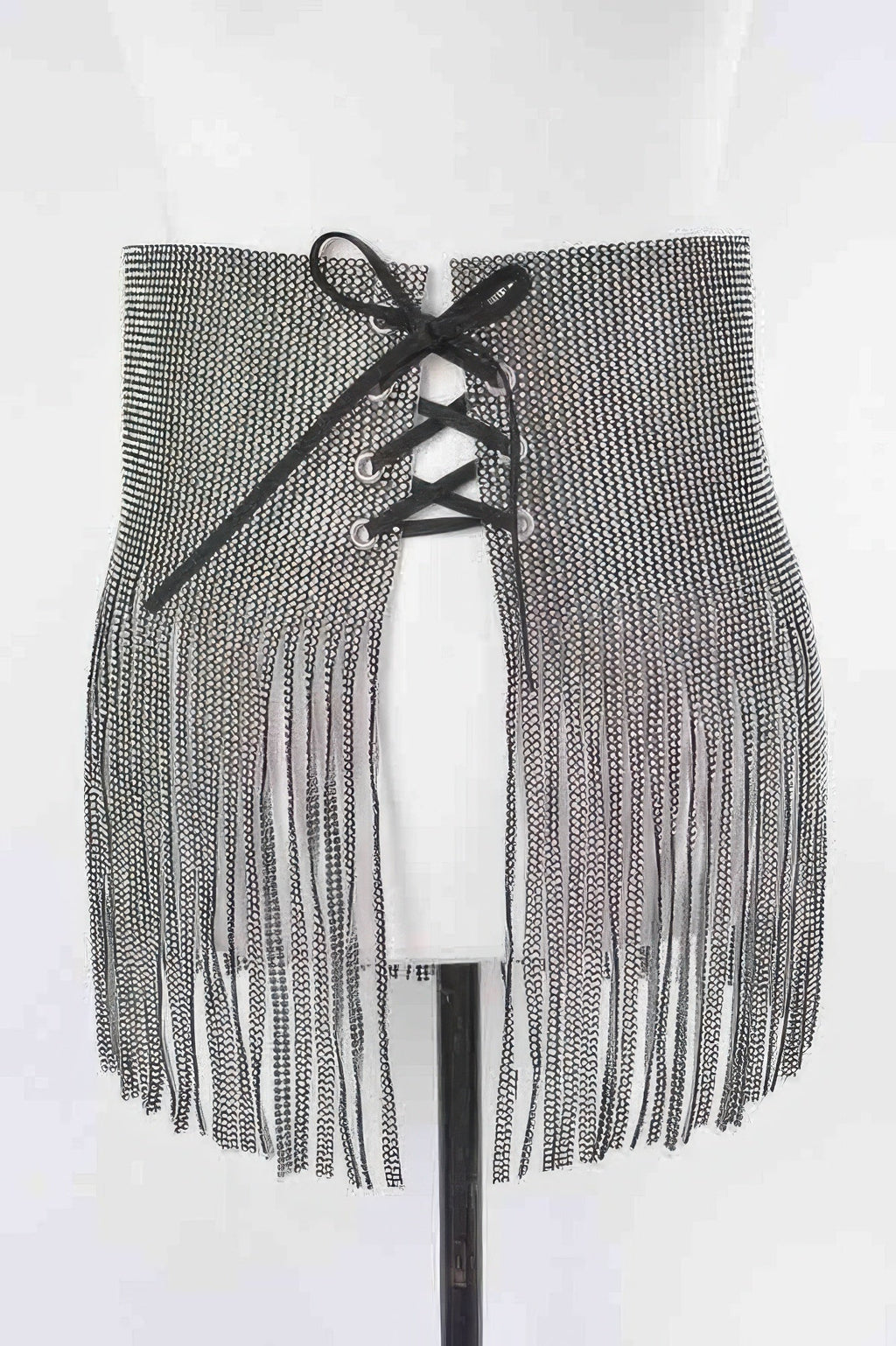 Rhinestone Fringe Belt