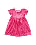 Flap Happy Shiny Pink Scales Dress