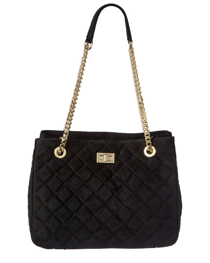 Isabella Rossetti Ravenna Suede Handbag