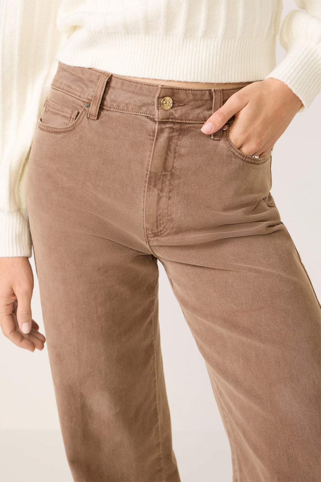 Women's Anessa 31' w Raw Hem Wide Leg Pants