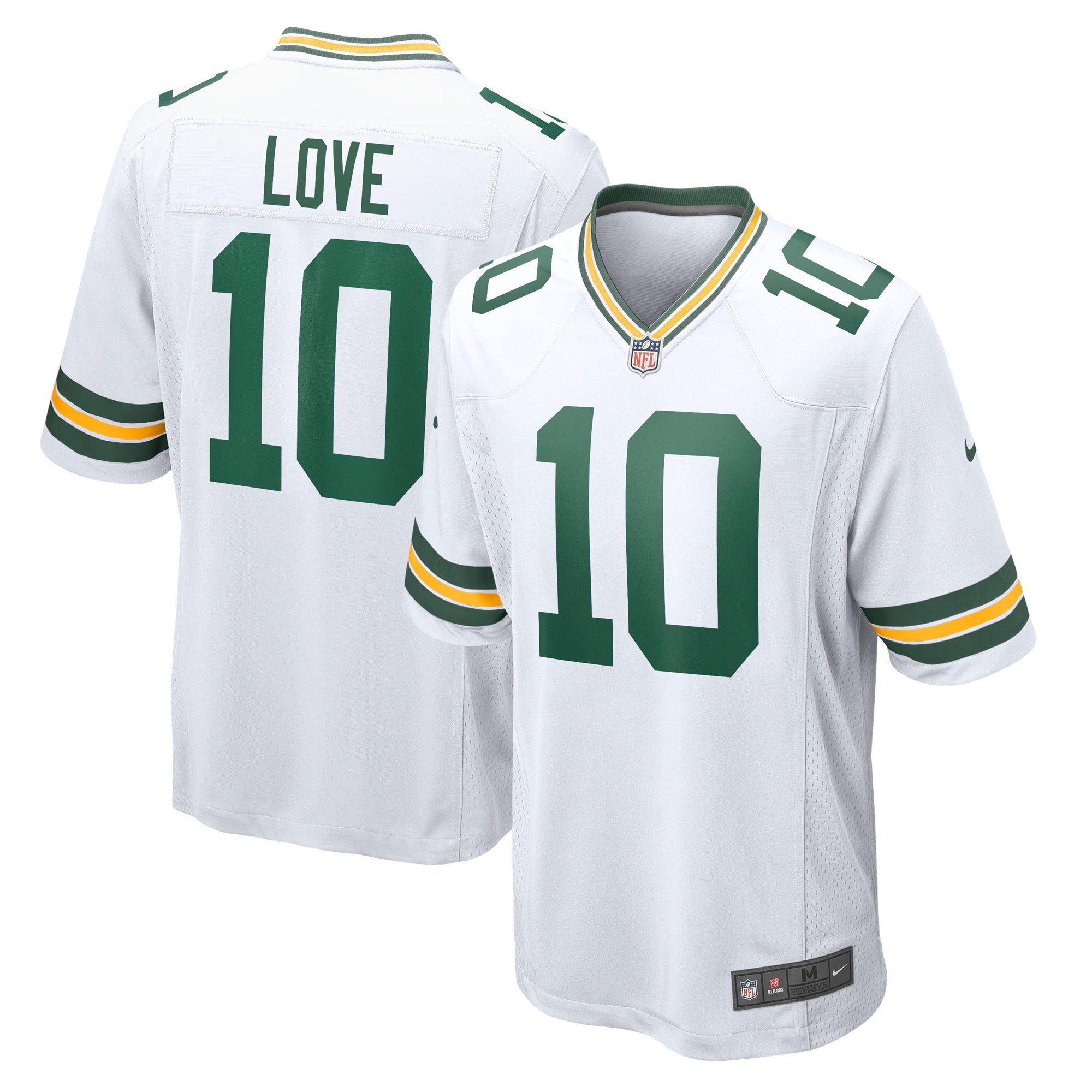 Green Bay Packers Jordan Love White Game Jersey