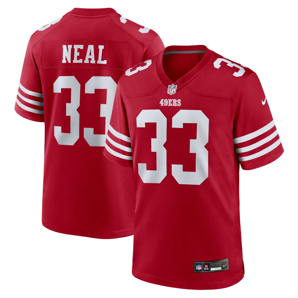 San Francisco 49ers Siran Neal Scarlet Team Game Jersey