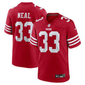 San Francisco 49ers Siran Neal Scarlet Team Game Jersey