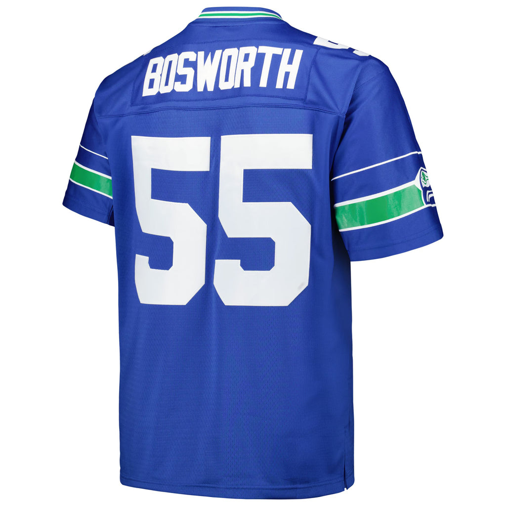 Seattle Seahawks Brian Bosworth Mitchell & Ness Royal Big & Tall 1987 Legacy Retired Player Jersey