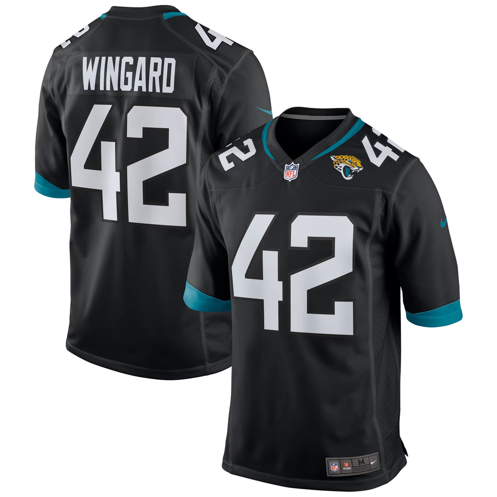 Jacksonville Jaguars Andrew Wingard Black Alternate Game Jersey