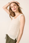 Women's Ainsley Crochet Mesh Tank Top