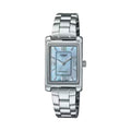 Casio Women’s Stainless Steel Blue Mother of Pearl - LTP-1234DS-2ADF