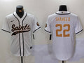 Men's New Orleans Saints Rashid Shaheed #22 White Game Jersey1