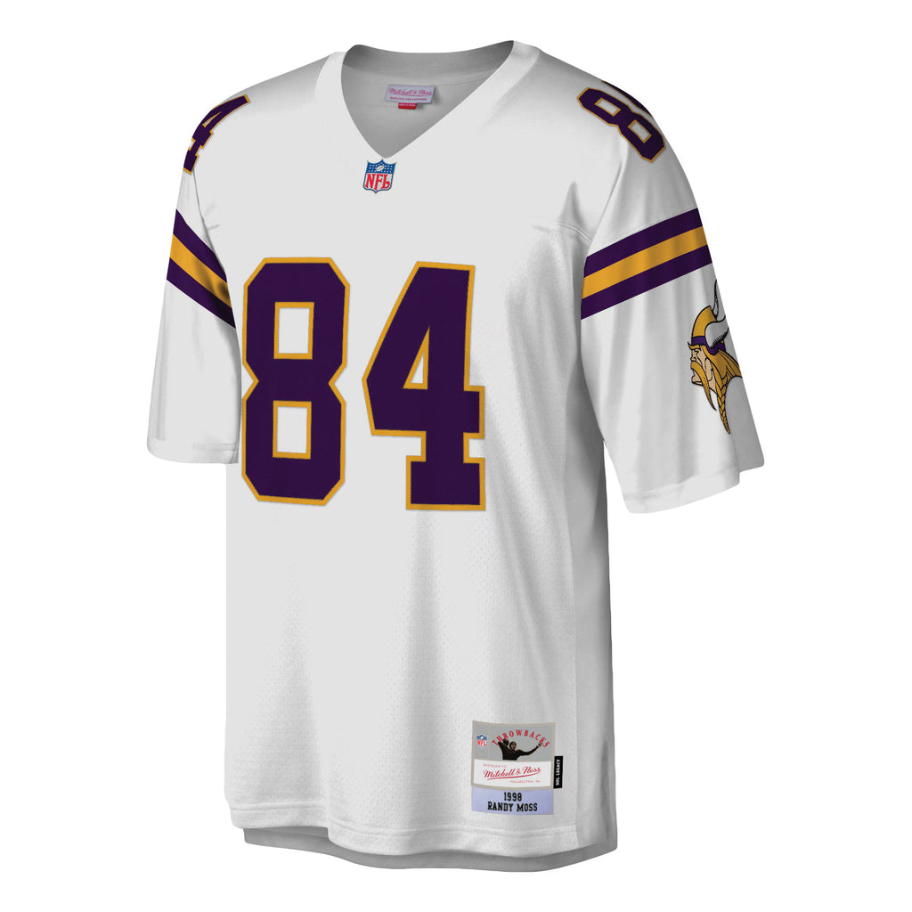 Minnesota Vikings Randy Moss Mitchell & Ness White Legacy Replica Jersey