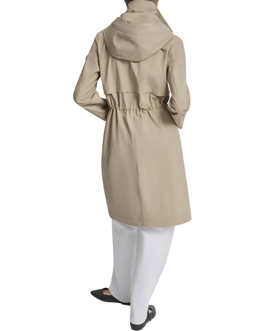 DKNY Cinch Waist Rain Jacket