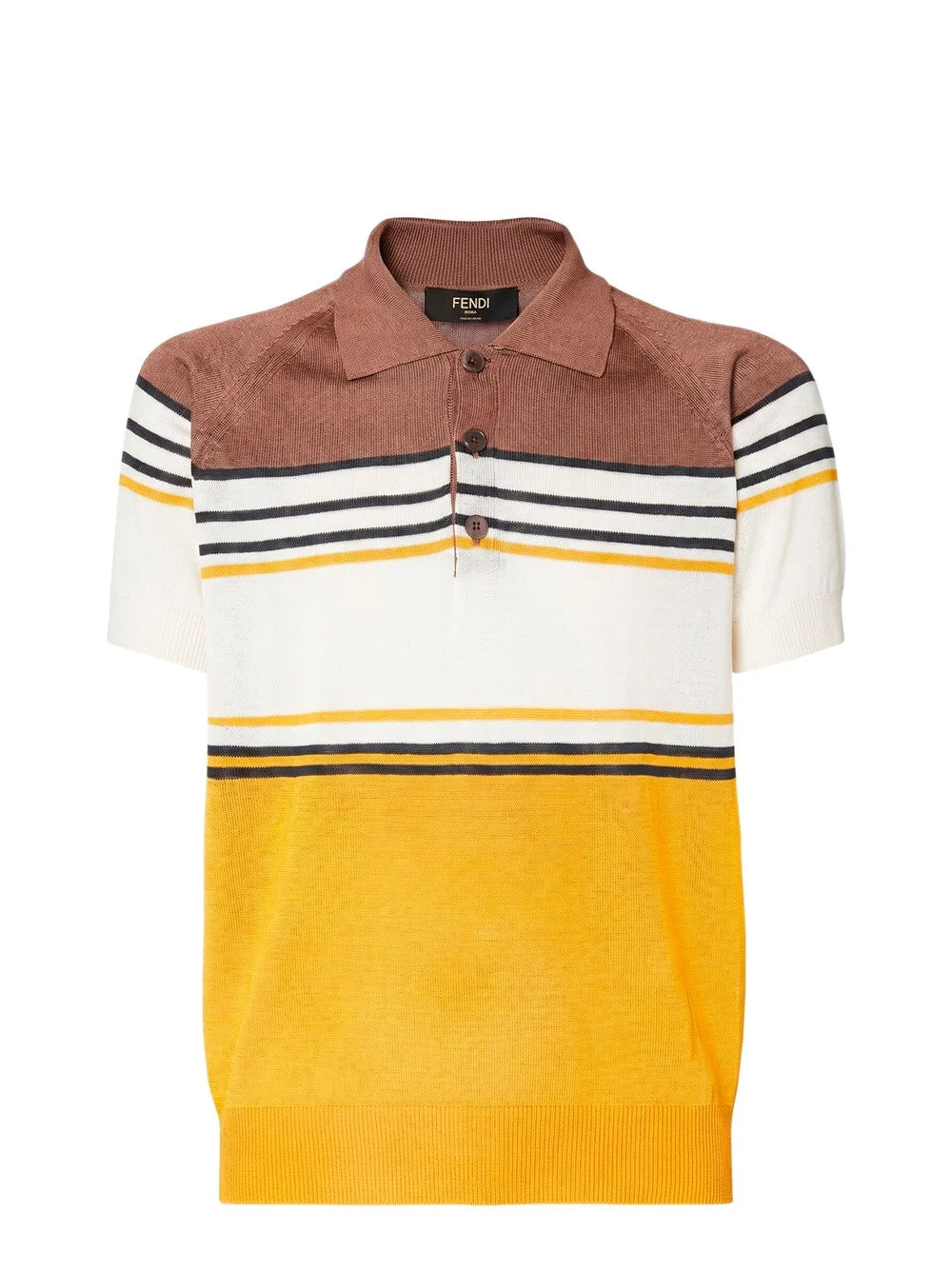 Fendi Men Polo Maxi Stripes