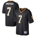 New Orleans Saints Morten Andersen Mitchell & Ness Black Retired Player Legacy Replica Jersey