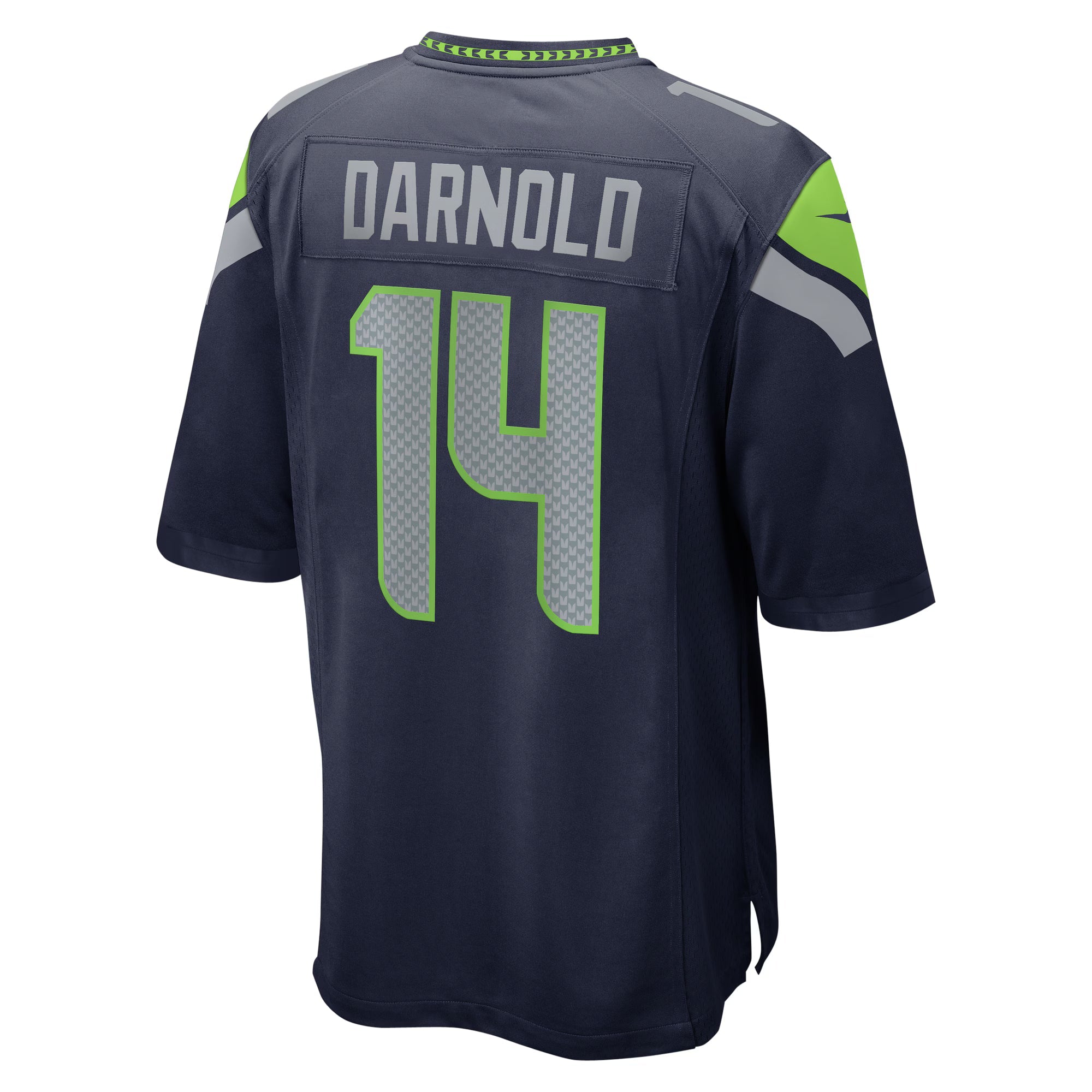 Seattle Seahawks Sam Darnold College Navy Team 50th Season Game Jersey