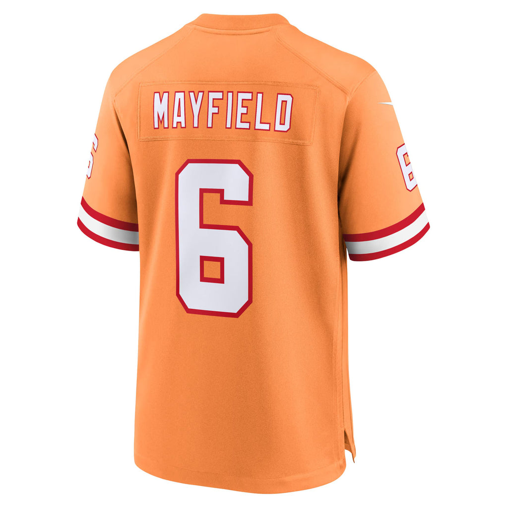 Tampa Bay Buccaneers Baker Mayfield Creamsicle 50th Season Game Jersey