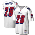 New England Patriots Curtis Martin Mitchell & Ness White Legacy Replica Jersey