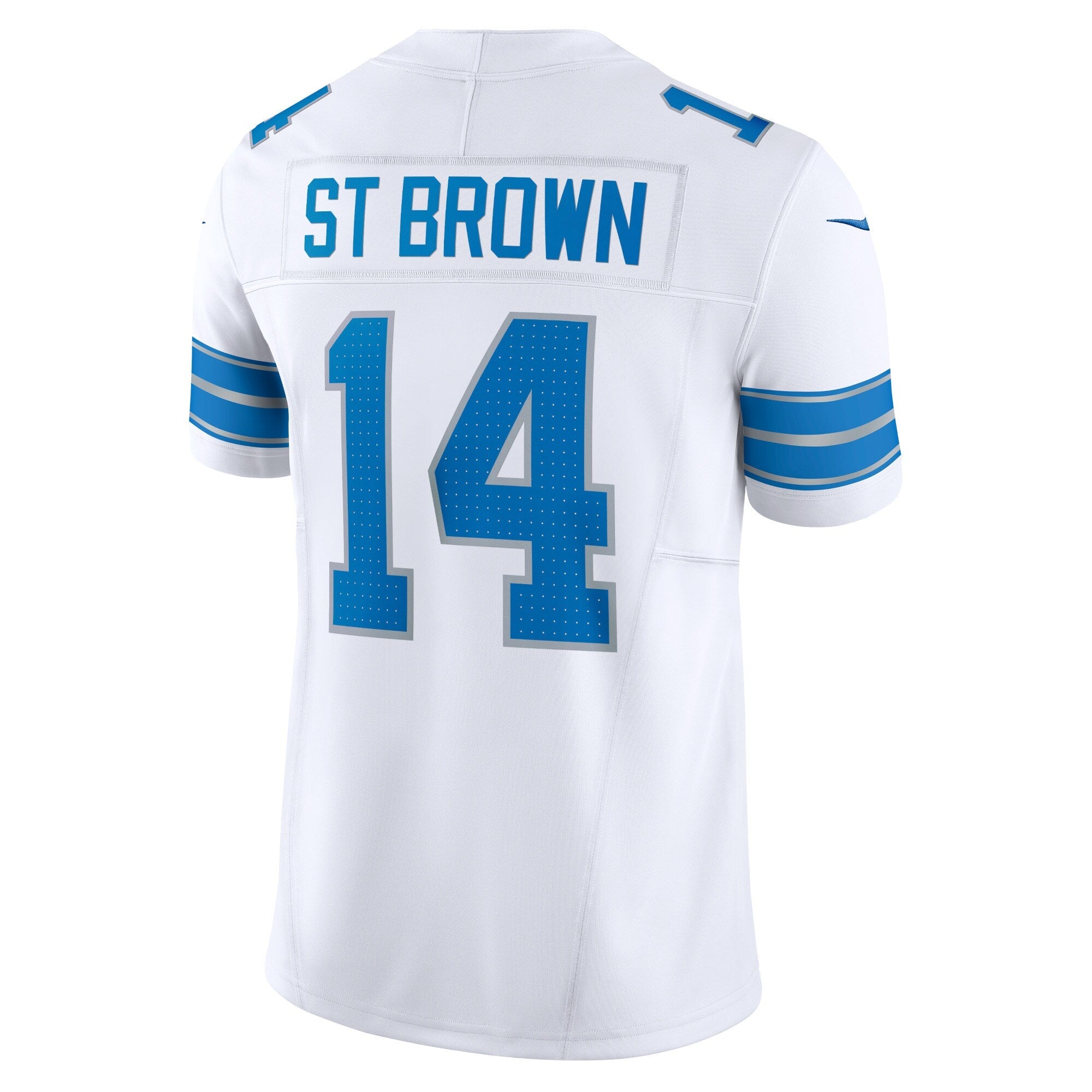 Detroit Lions Amon-Ra St. Brown White Vapor F.U.S.E. Limited Jersey