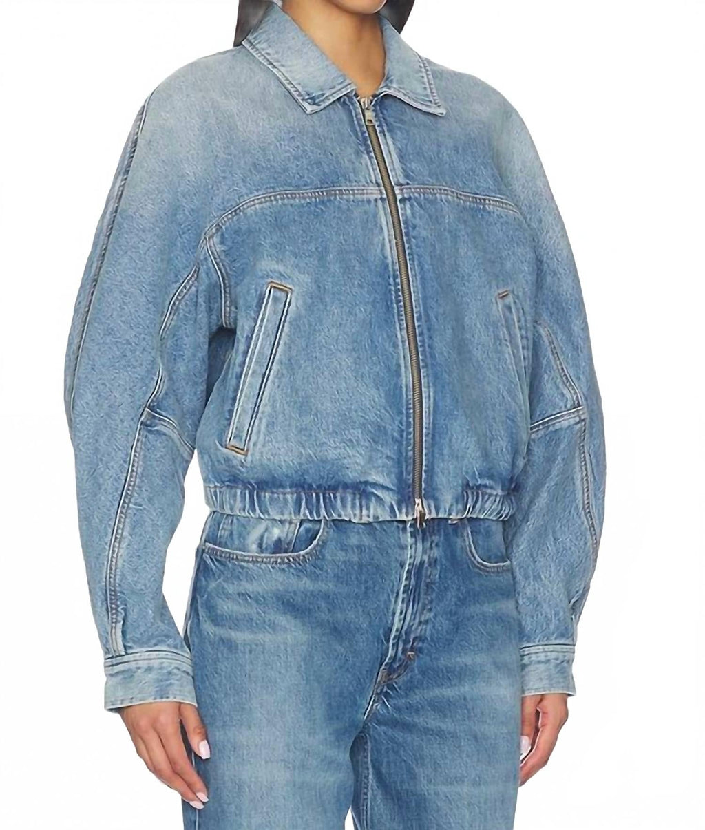 Dixon Cocoon Bomber Jacket In Outbreak
