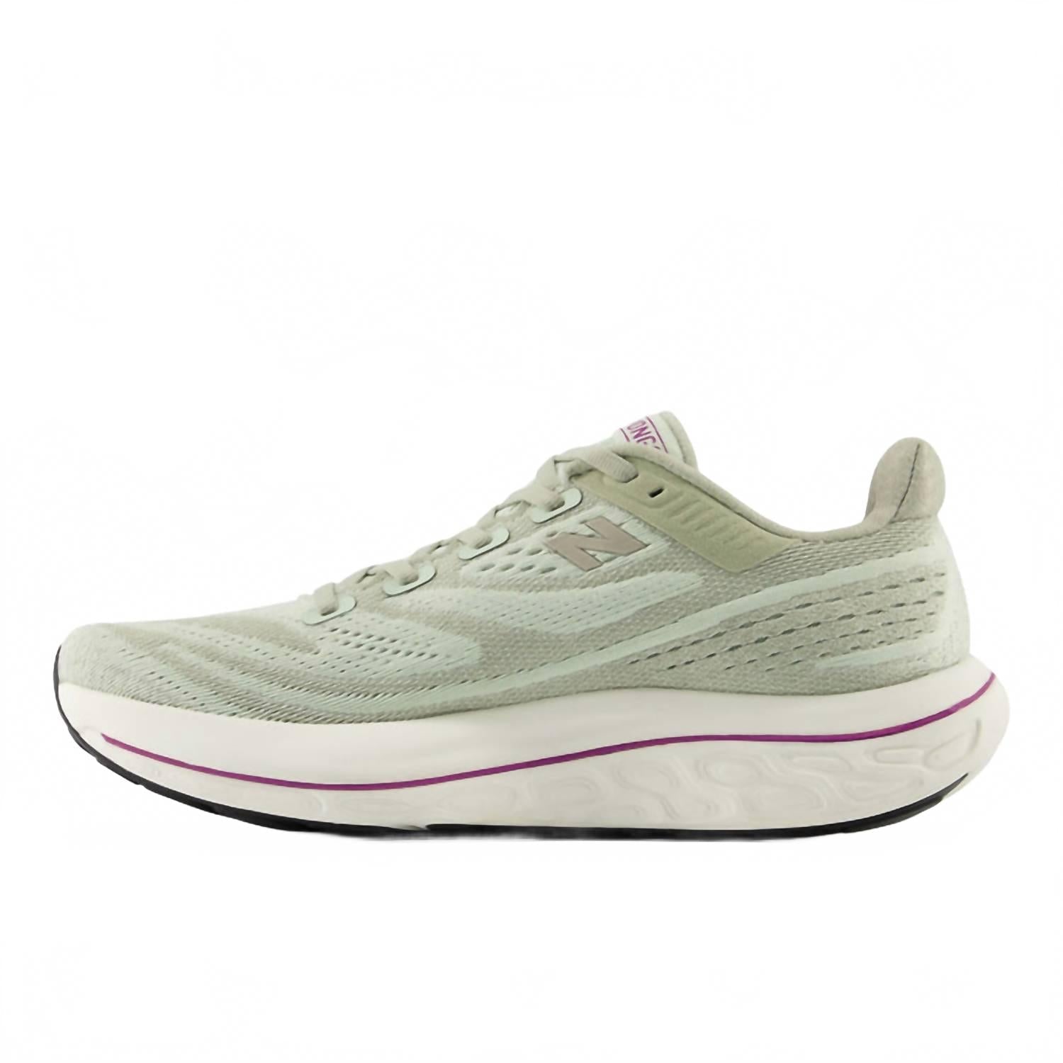 Women's Fresh Foam X Vongo V6 Running Shoes In Natural Mint Light Gold Metallic
