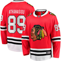 Men's Chicago Blackhawks Andreas Athanasiou #89 Red Home Breakaway jersey