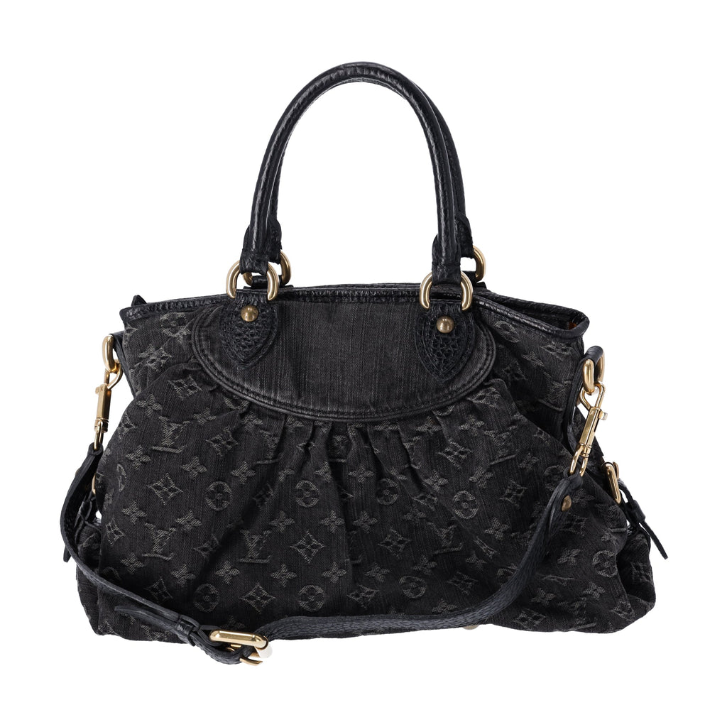 Louis Vuitton Neo Cabby MM Monogram Denim Tote Shoulder Bag M95351