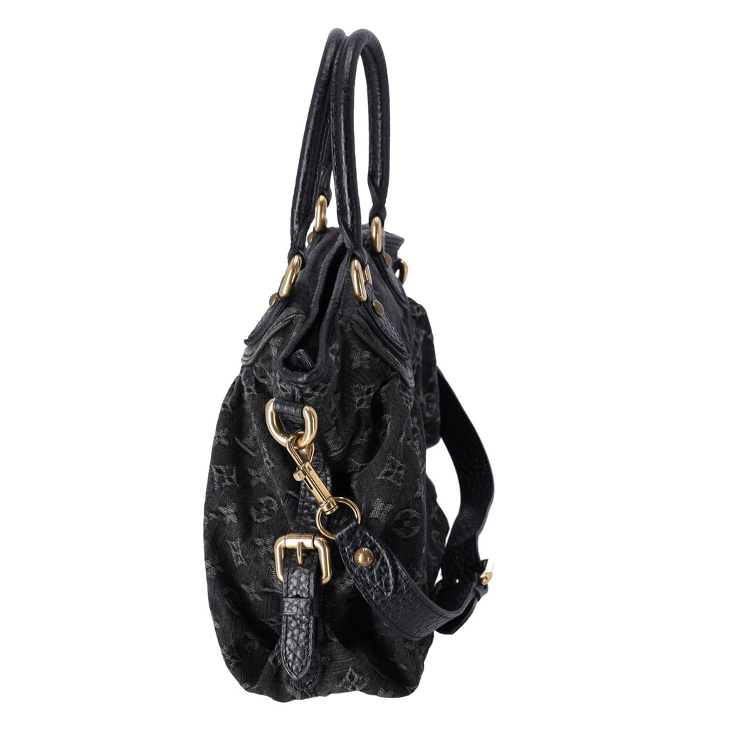 Louis Vuitton Neo Cabby MM Monogram Denim Tote Shoulder Bag M95351