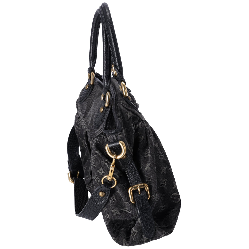 Louis Vuitton Neo Cabby MM Monogram Denim Tote Shoulder Bag M95351