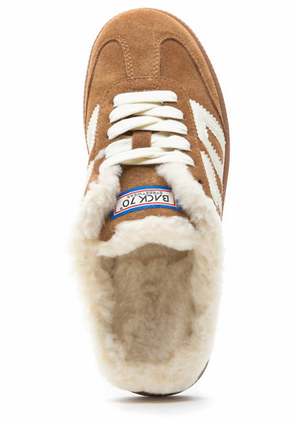 Women's Easter Fl Backless Sneaker Shoe In Brown / White