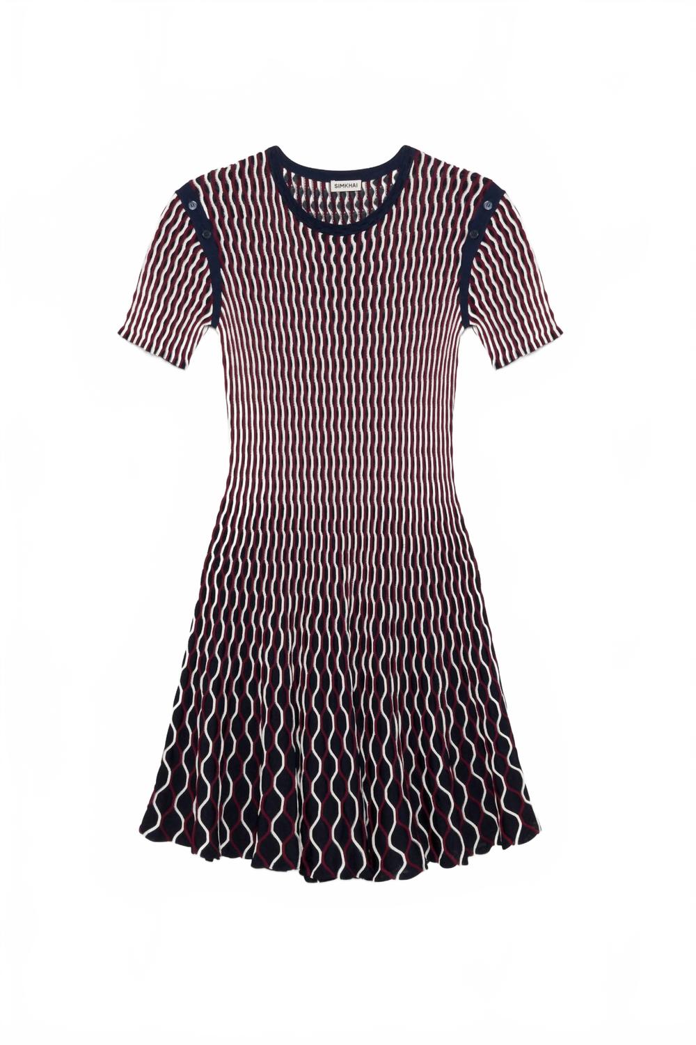 Baylor Dress In Cranberry
