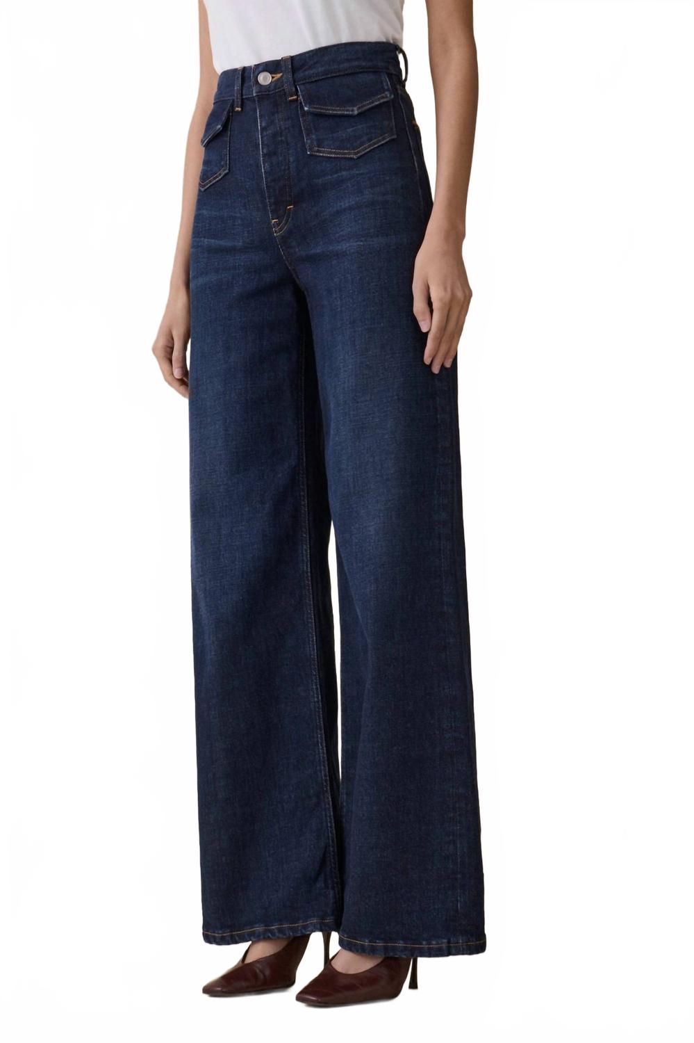 Venice High Rise Flare Jeans In Amido Blue
