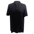 Boss Regular-Fit Polo Shirt in Black Cotton