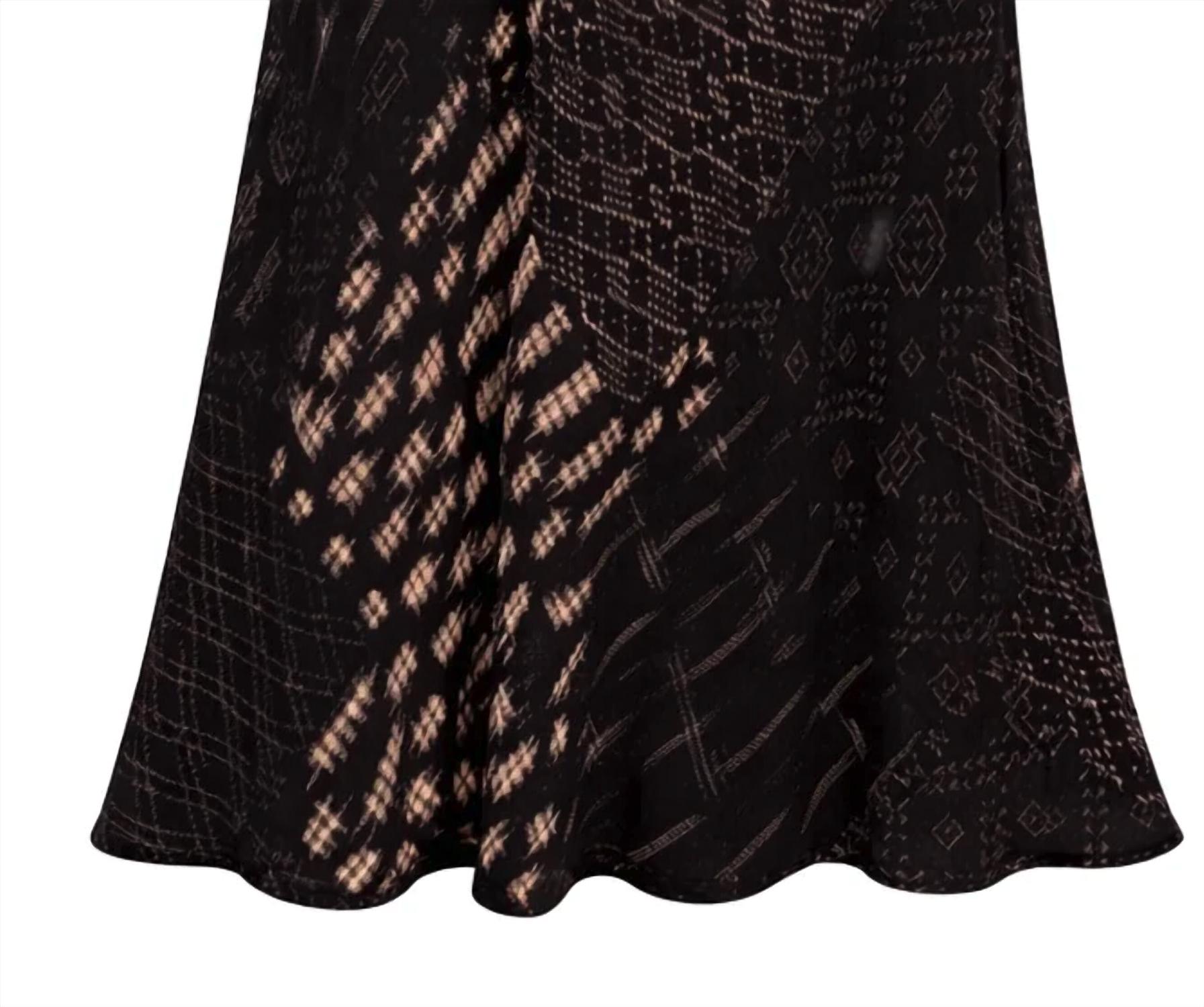 Women's Zarate Alice Maxi Skirt In Black