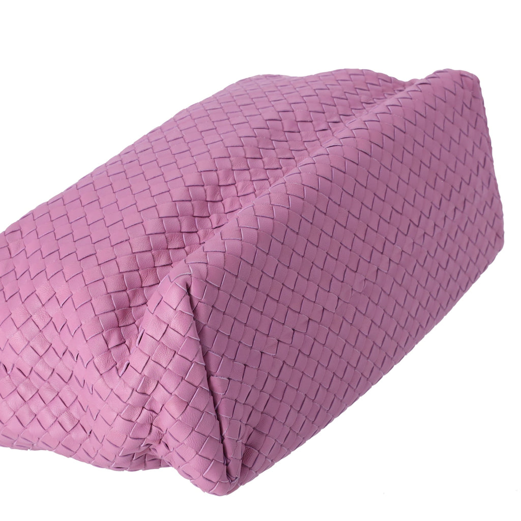 BOTTEGA VENETA Medium Garda Bag Handbag Pink Leather