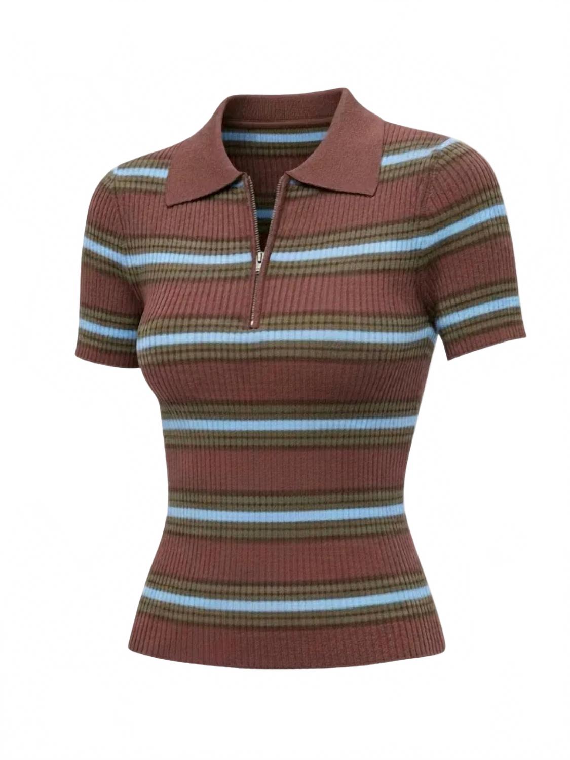 Ren Top In Redondo Stripe