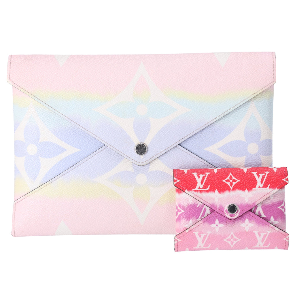 Louis Vuitton Large Kirigami Pochette By the Pool Monogram Escale Pastel