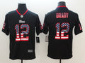 Men's New England Patriots #12 Tom Brady Black Alternate Game jersey