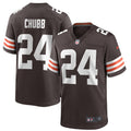 Cleveland Browns Nick Chubb Brown Game Player Jersey