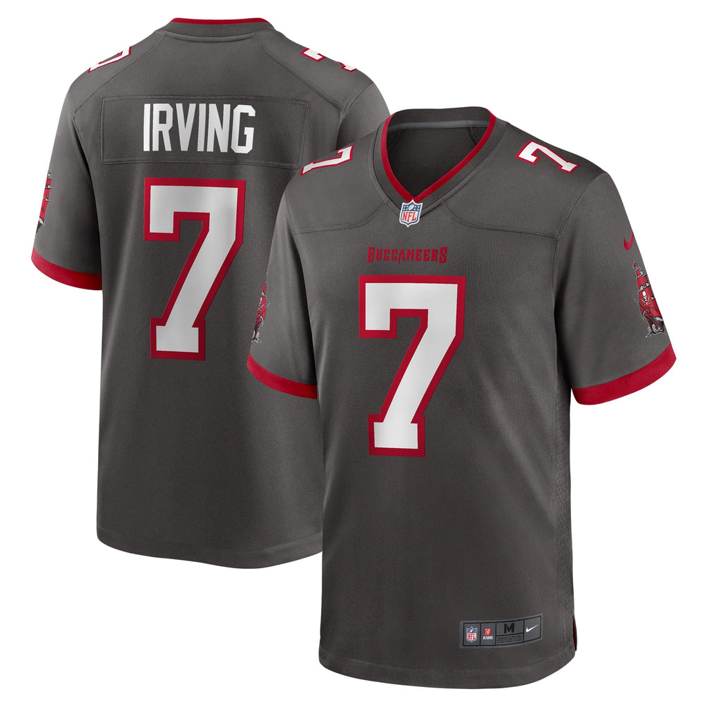 Tampa Bay Buccaneers Bucky Irving Pewter Alternate Game Jersey
