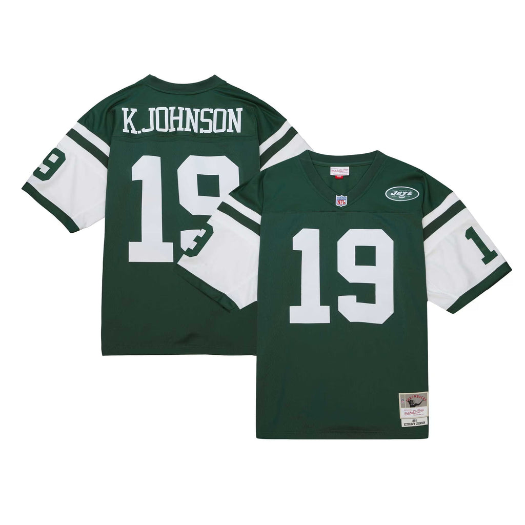 New York Jets Keyshawn Johnson Mitchell & Ness Green Legacy Replica Jersey