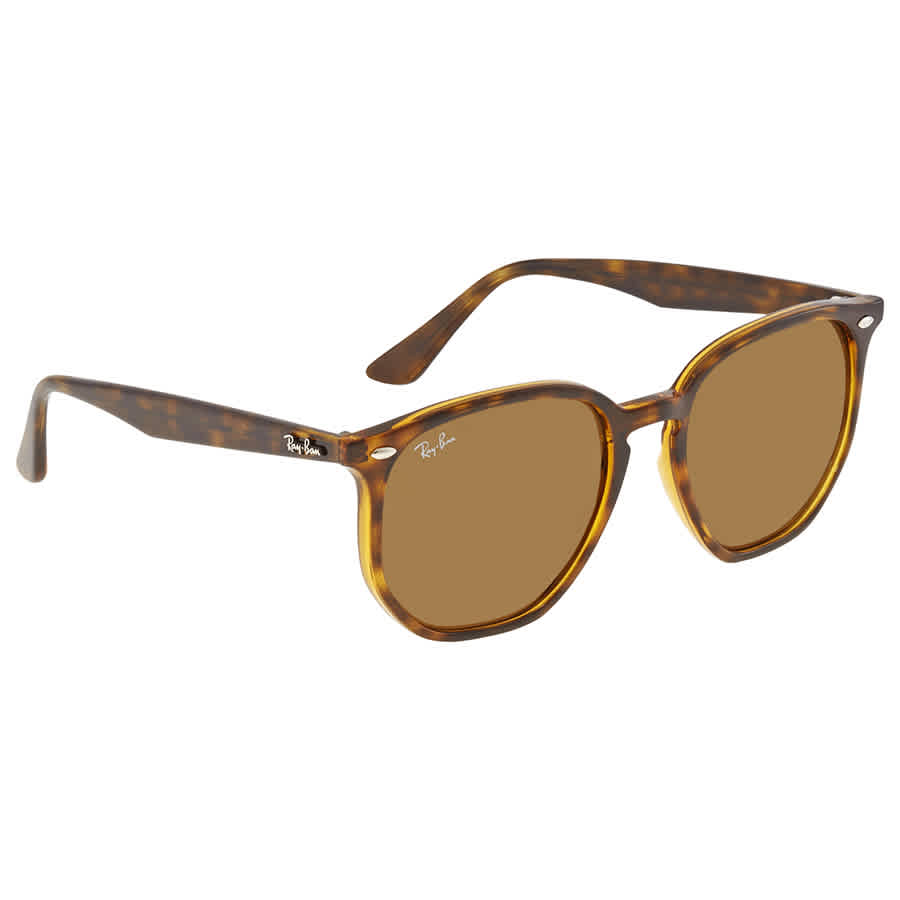 Ray Ban Brown Classic B-15 Hexagonal Unisex Sunglasses RB4306 710/73 54