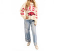 Classic Boxy Crewneck Sweatshirt In White