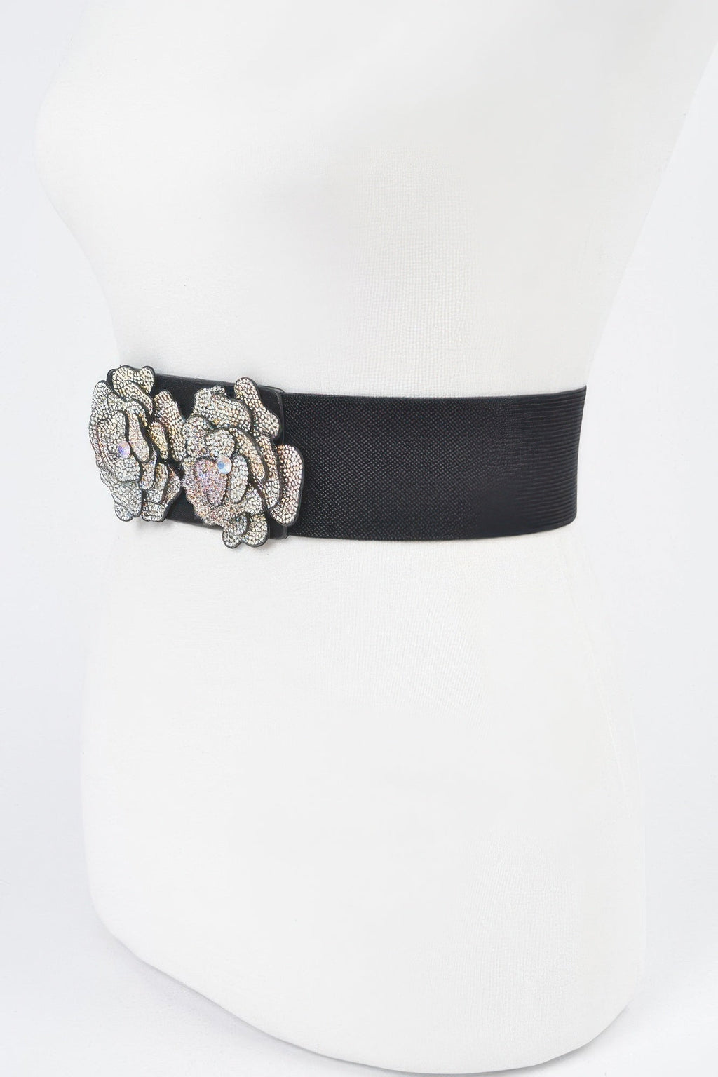 Ab Stone Flower Elastic Belt