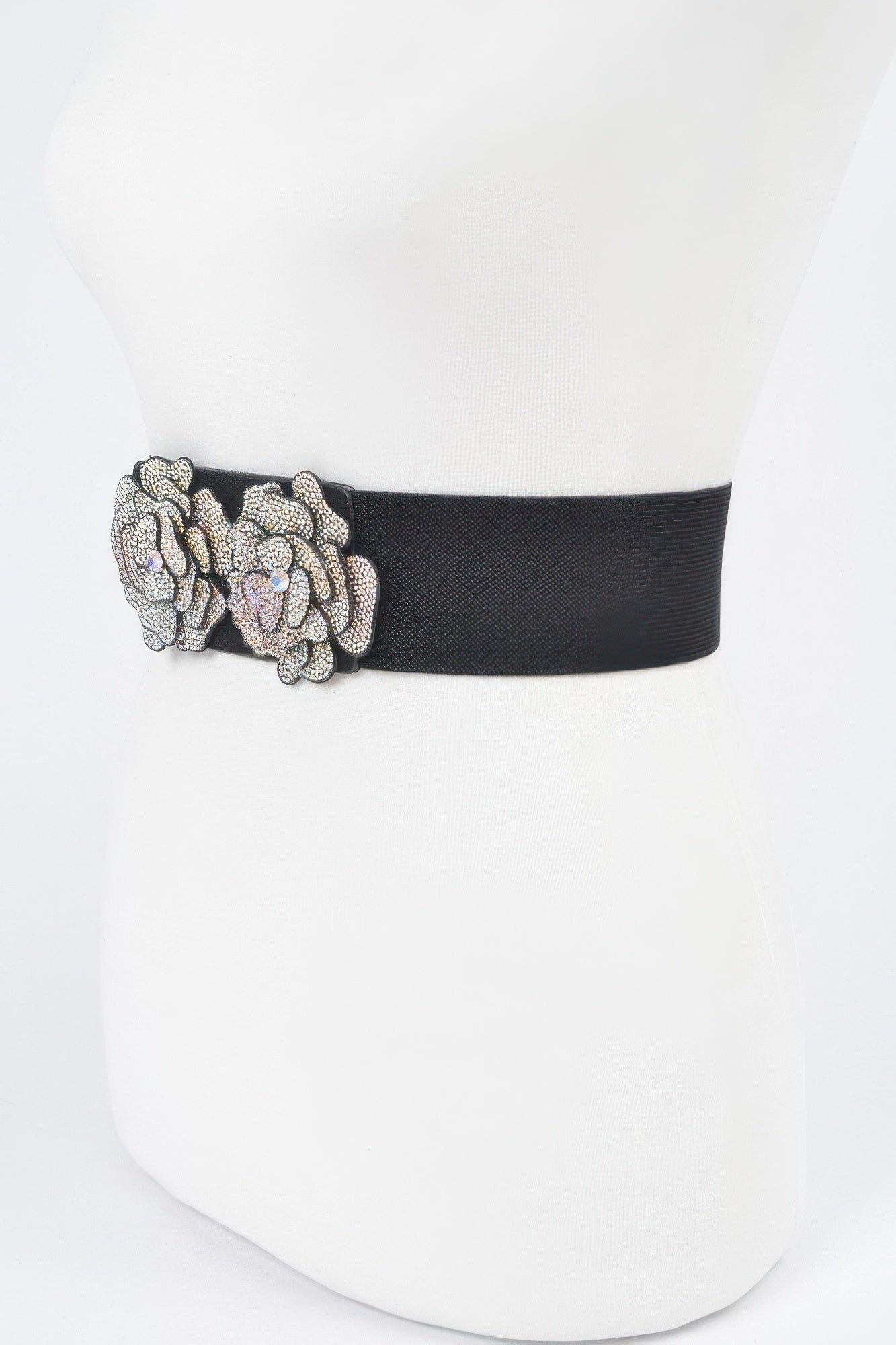 Ab Stone Flower Elastic Belt