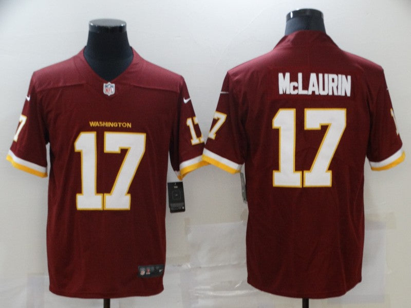 Men's Washington Commanders Terry Mclaurin #17 Red Game jersey