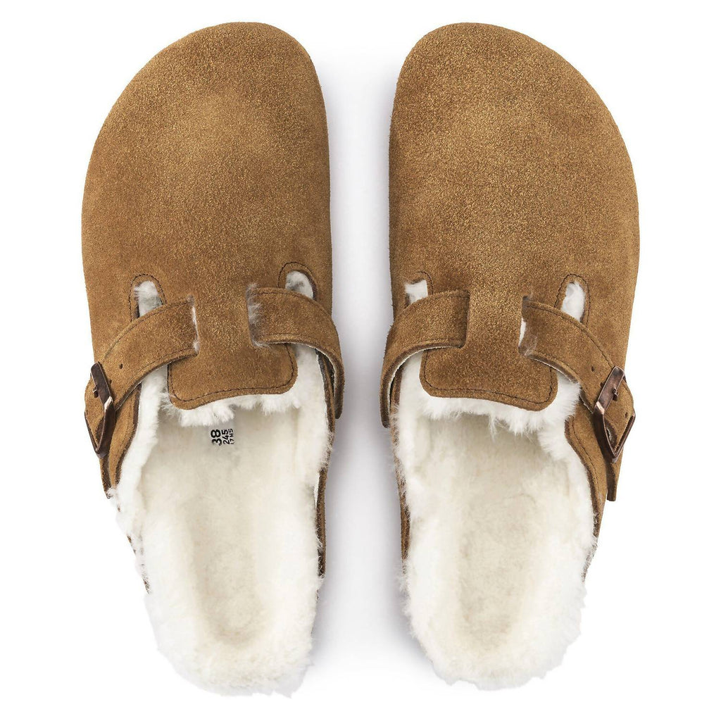 Women's Boston Vl Shearling Clogs In Mink