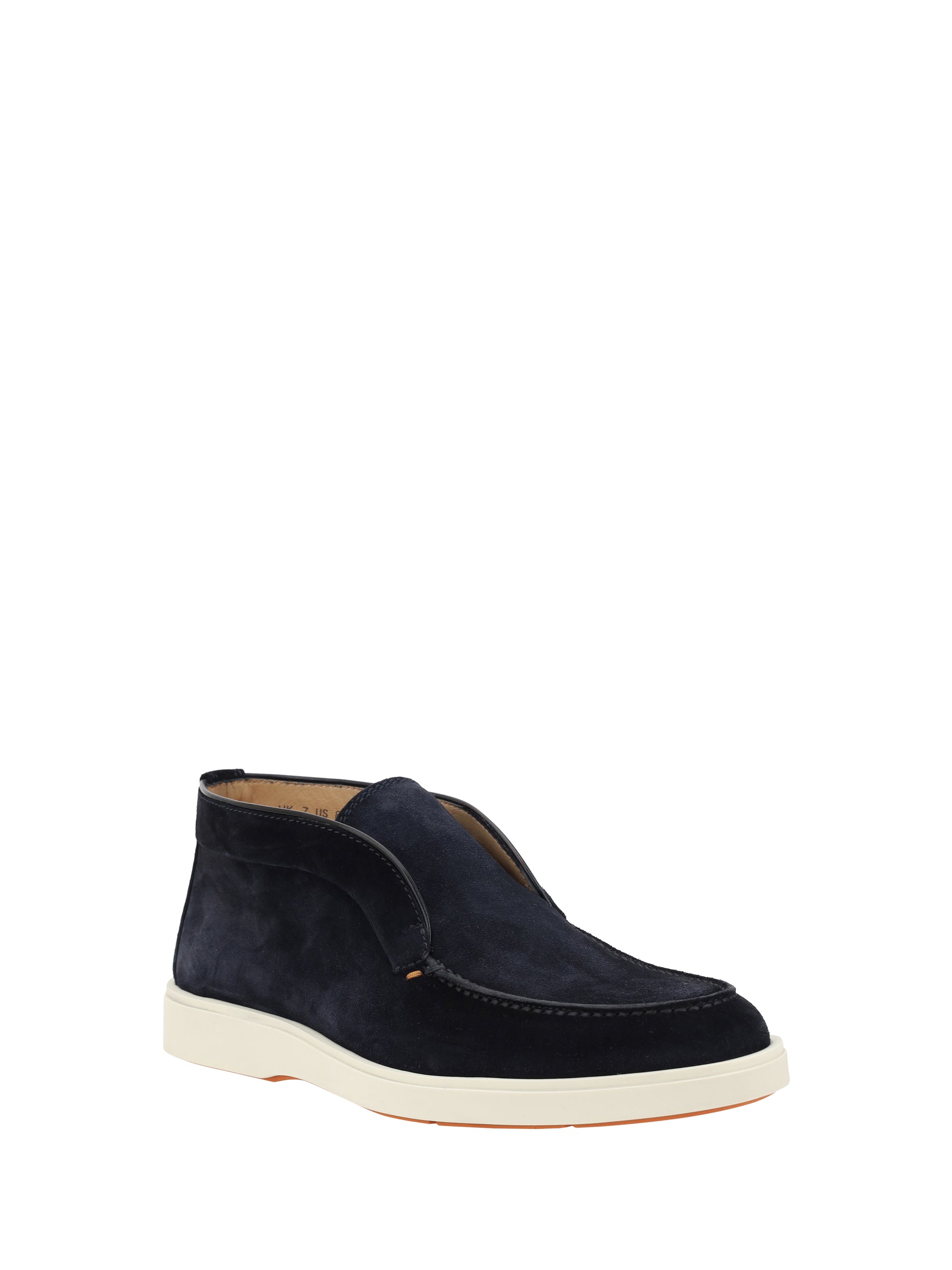 Santoni Men Desert Suede Ankle Boots