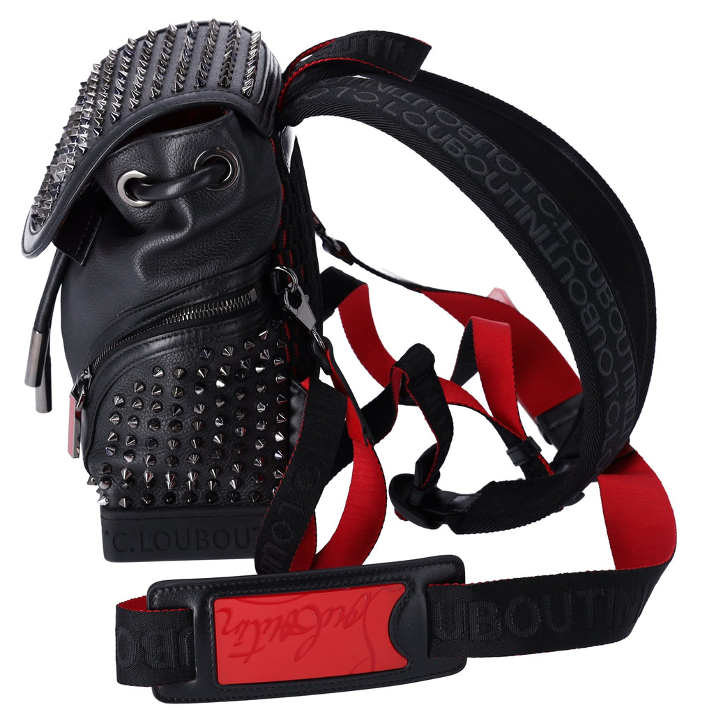 Christian Louboutin Explorer Funk Small Backpack 3215038 Black Red