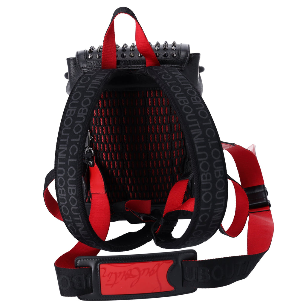 Christian Louboutin Explorer Funk Small Backpack 3215038 Black Red