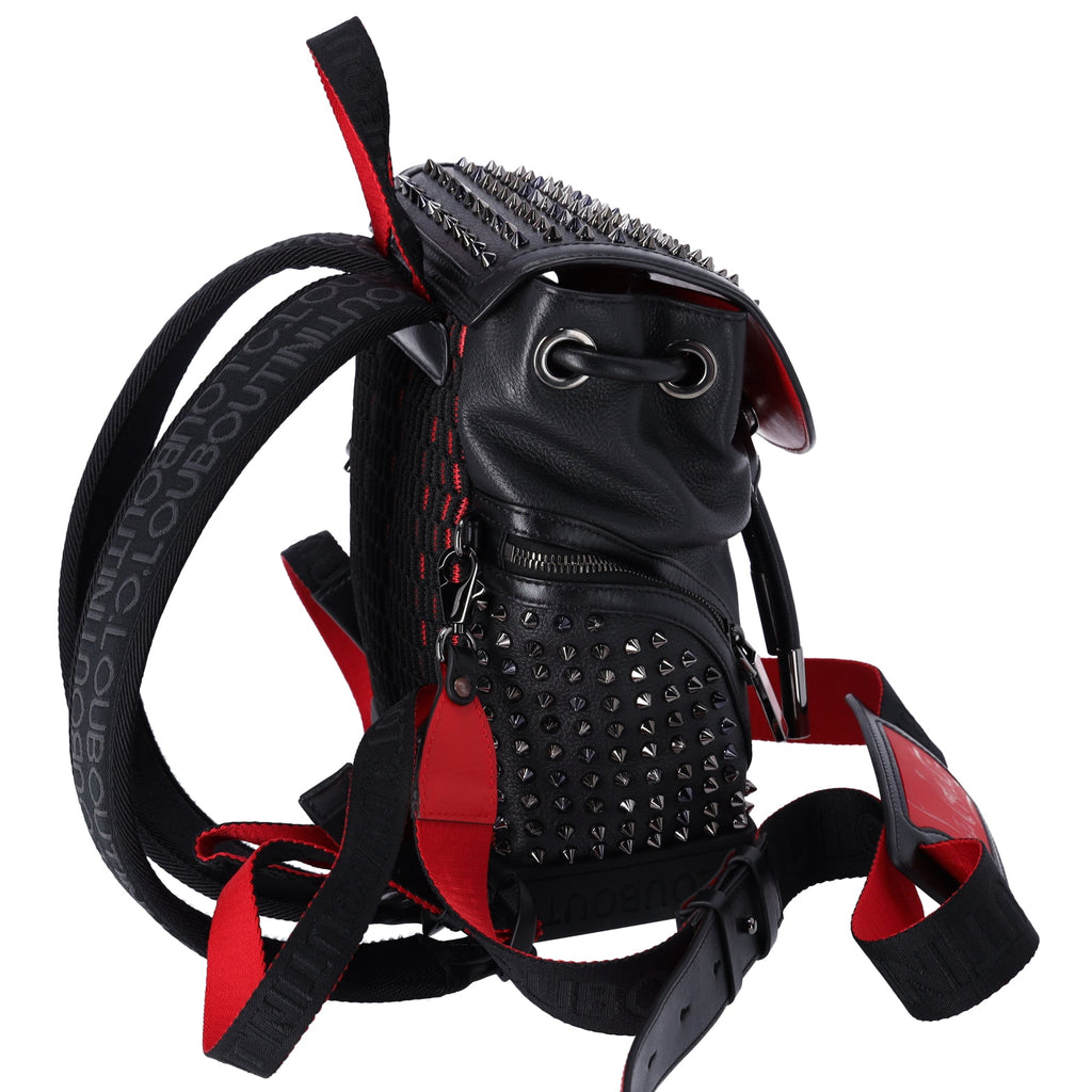 Christian Louboutin Explorer Funk Small Backpack 3215038 Black Red