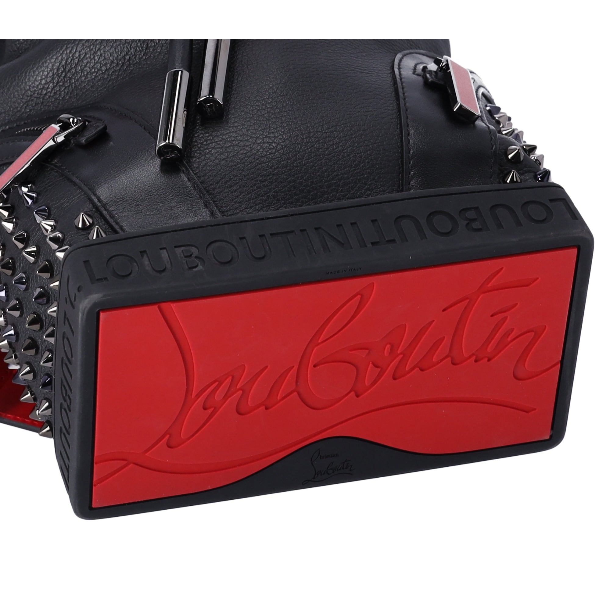Christian Louboutin Explorer Funk Small Backpack 3215038 Black Red