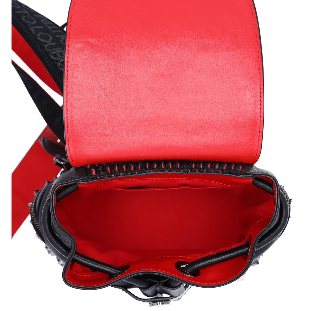 Christian Louboutin Explorer Funk Small Backpack 3215038 Black Red